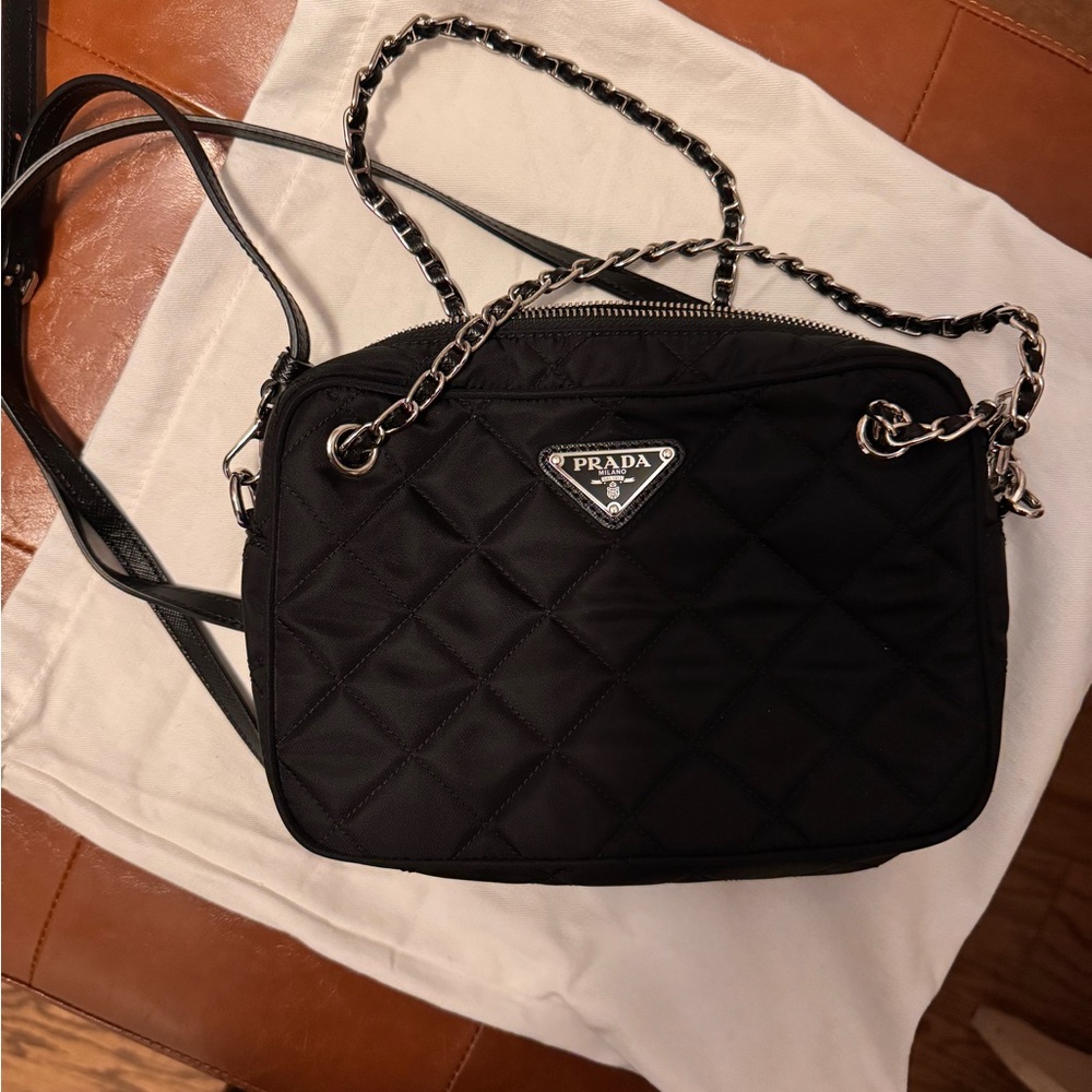 Authentic Prada Tessuto Imputu Nylon Quilted bag